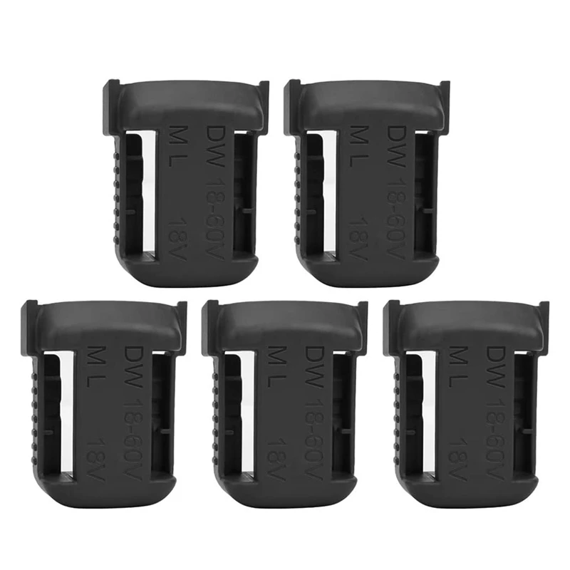 

10Pcs Battery Rack Lithium Battery Storage Shelf Bracket Belt Slot Fixing Device Battery Holder Wall Mount for Dewalt