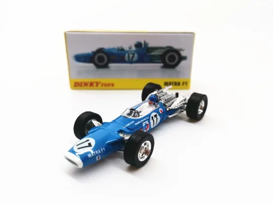 DINKY 1:43 MATRA F1 1417 синий сплав модель автомобиля металлические литые игрушки для