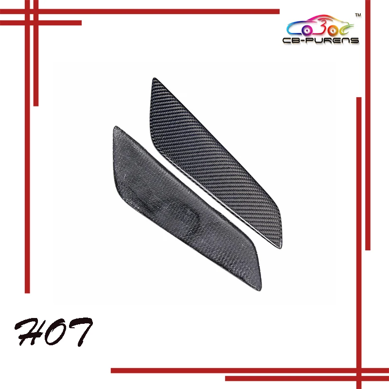 

Gloss Black Dry Carbon Fiber Add On Type Styling Car Side Fender Trim Air Vent For BMW 5 Series G30 G38 Sedan 2017-ON 2 Pcs