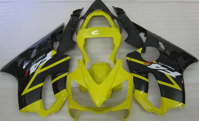 

4Gifts New ABS Motorcycle whole Fairings Kit Fit For Honda CBR600 FS F4i 2001 2002 2003 01 02 03 bodywork set Custom Yellow