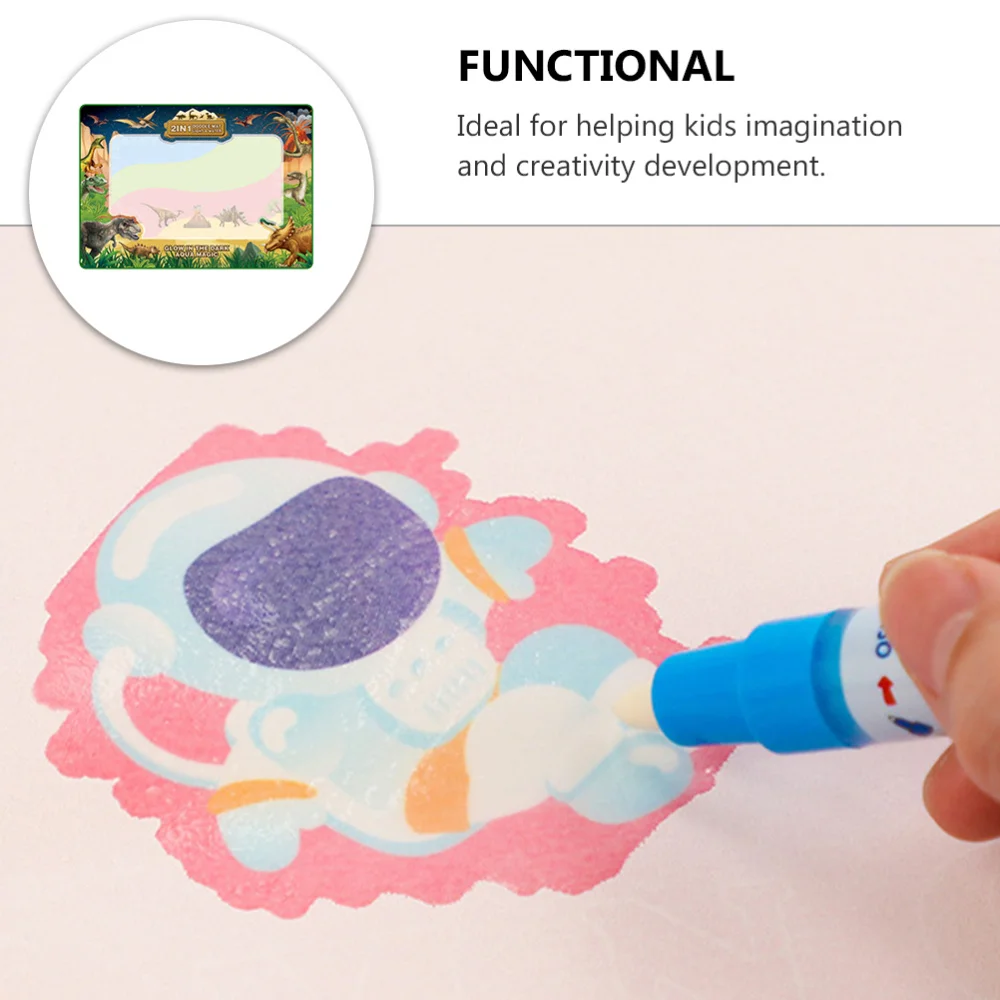 

1 Set of Water Doodle Mat Children Graffiti Mat Early Educational Playthings