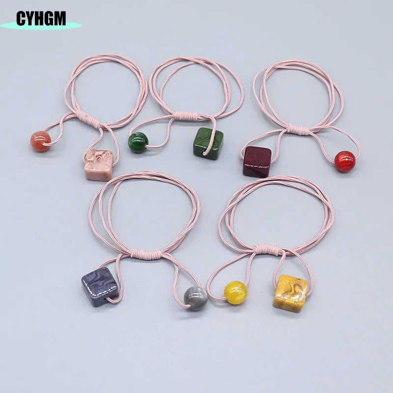 Эластичные резинки для волос бархат резинка из нарисованной длинноволосой