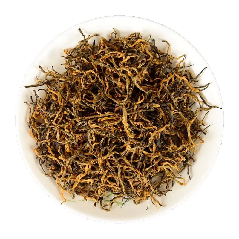 

BJJM-003 Yunnan Black Tea Fengqing Yunnan Red Golden Bud Single Bud Gold Lines like Jin Jun Mei Honey Fragrance
