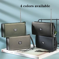 outdoor portable low power bluetooth compatiple speaker wireless subwoofer music player boombox 3d stereo radio audio center