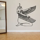 Виниловая наклейка на стену в стиле египетского Бога, крыльев, пирамиды, гизы, Древнего Египта, Фараона, Настенная Наклейка для домашнего декора комнаты, виниловая наклейка, Фреска B515