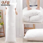 Белая Подушка для сна, прямоугольная, 160x50 см