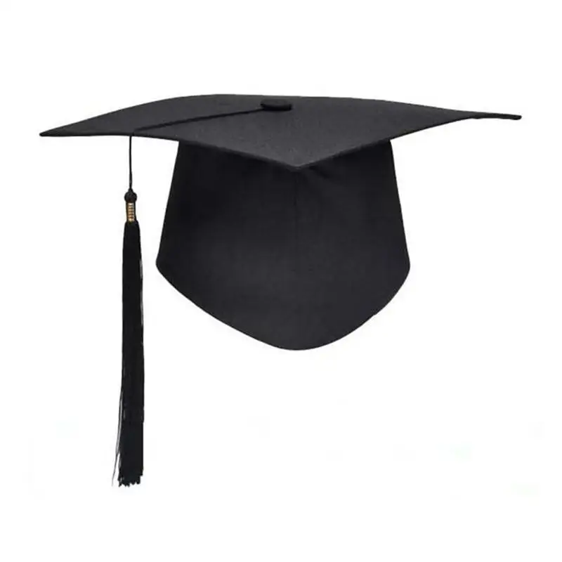 

High Quality Adult Bachelor Graduation Caps With Tassels For Graduation Ceremony Party Supplies