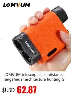 LOMVUM телескоп для гольфа, лазерный дальномер, 1500 м, спортивный телеметр, охотничий дальномер, Монокуляр, трена, лазерная рулетка