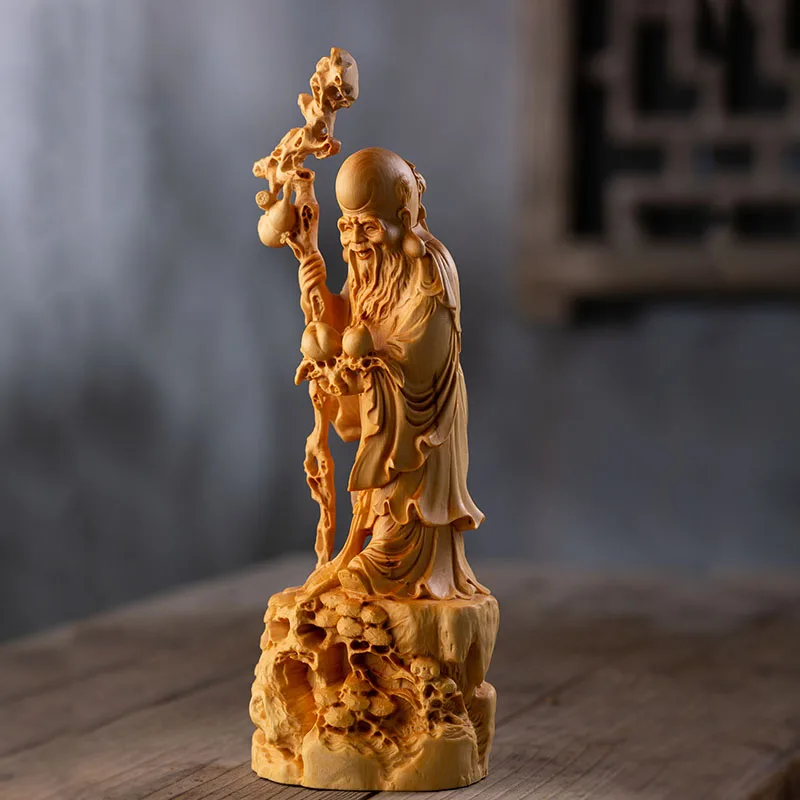 22/34 см Бог долголгия фигурки подарок на день рождения Фэн Шуй статуя Будды