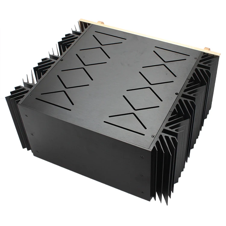 Шасси усилителя Preamp D375 W430 H200 алюминиевый класс Роскошный аксессуар сделай сам
