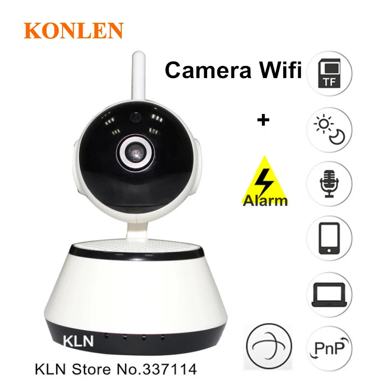 Camaras wifi ip 720p HD P2p Onvif Ptz веб камера безопасности Система поддержки сигнализации 433