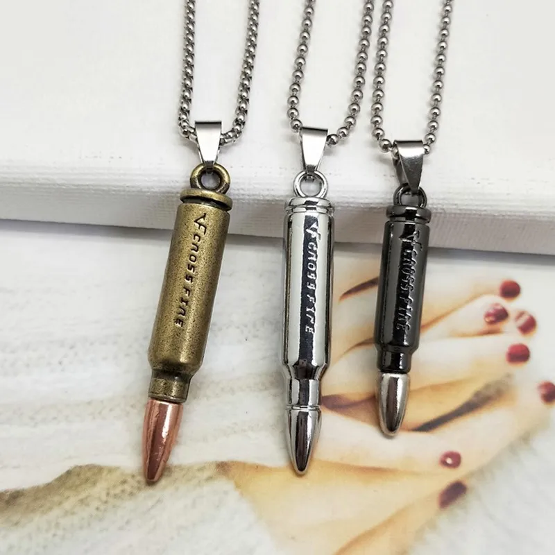 Винтажное ожерелье с кулоном в виде пули из Англии мужские аксессуары для