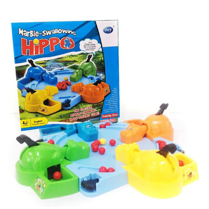 

Hot Selling Hippo Swallowing Marbles Game Hippo Biting Marbles Hungry Hippo Fancy Toy for Children Parent-Child Interaction