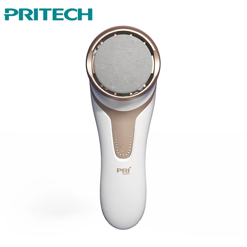 

PRITECH Electric Feet Callus Removers Rechargeable Foot File with 3 Grinding Heads Portable Waterproof Professional Feet Care