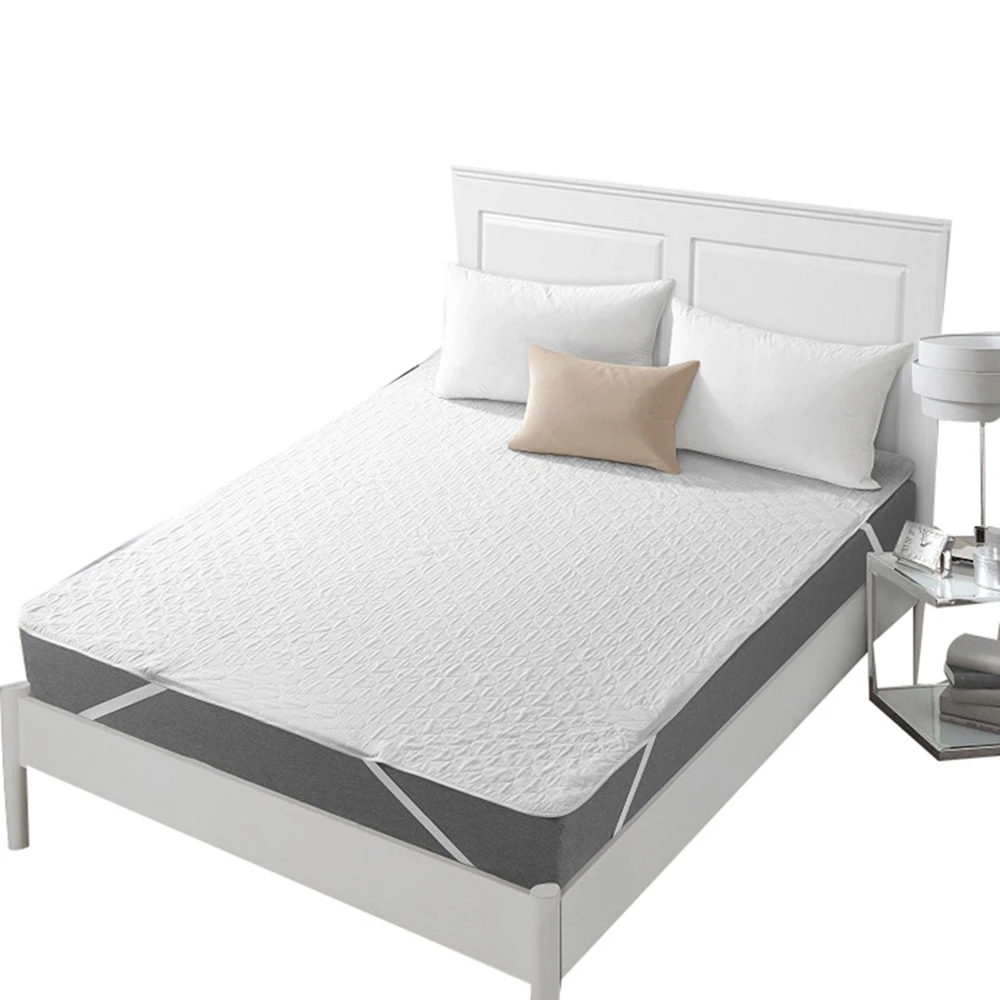 

ADOREHOUSE Waterproof Thin Mattress Breathable Anti Mites Dustproof Bedspread Bed Protector Cover Mat Non-Slip Mattress Toppers