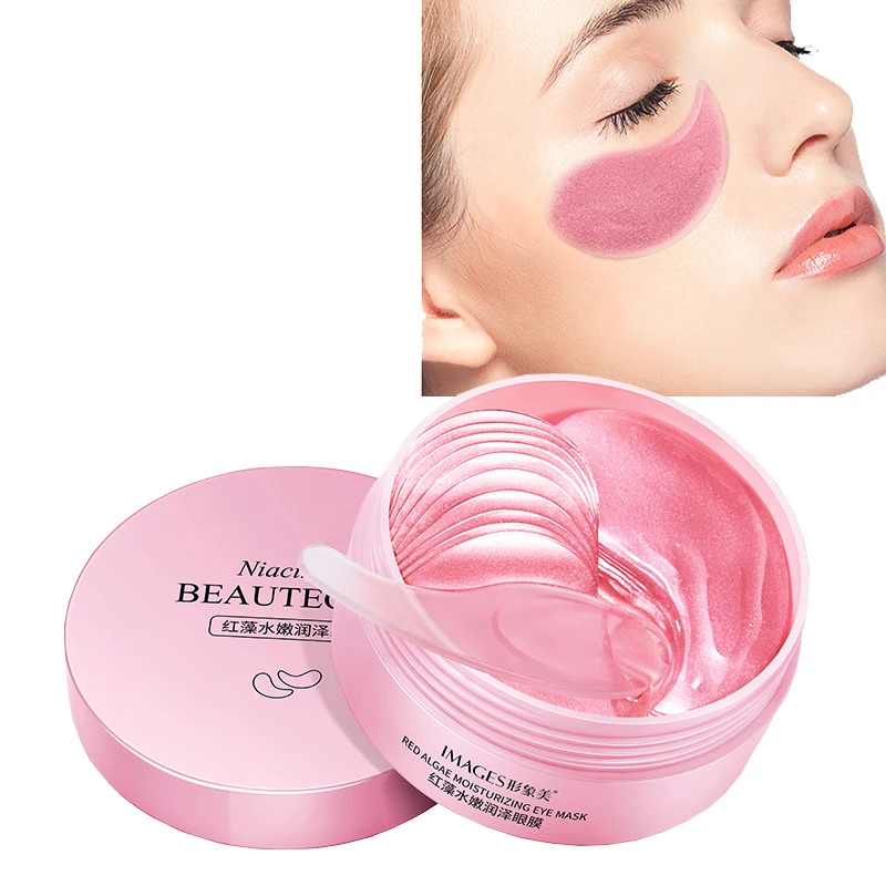 Увлажняющие патчи для глаз 60 шт. коллагеновая маска с красными водорослями