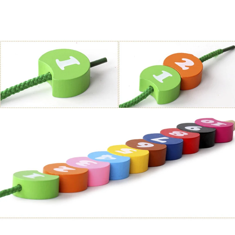 Деревянные игрушки для малышей игрушка сделай сам номер гусеница вязание нить