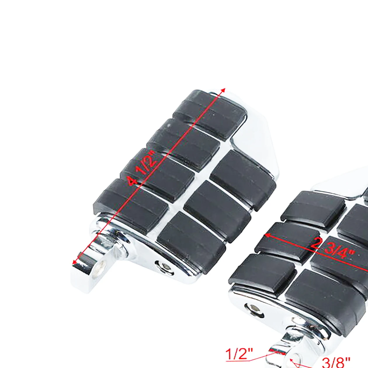 Хромированные задние колышки для пассажирских ног подходят Harley Softail Slim 2012-2017 |