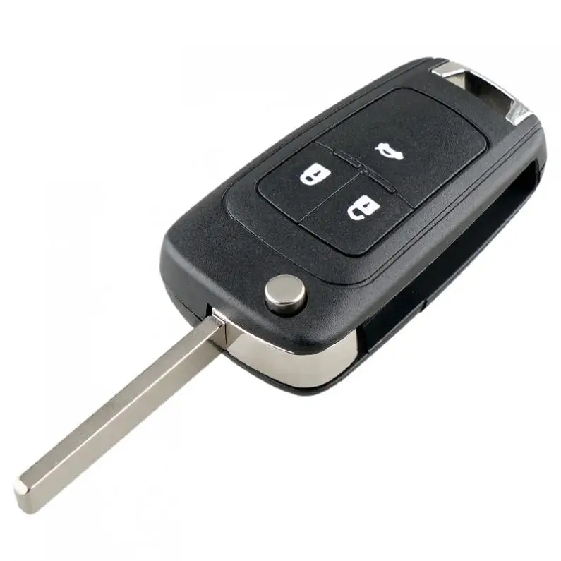 Чехол с 3 кнопками для автомобильного брелка откидной складной чехол