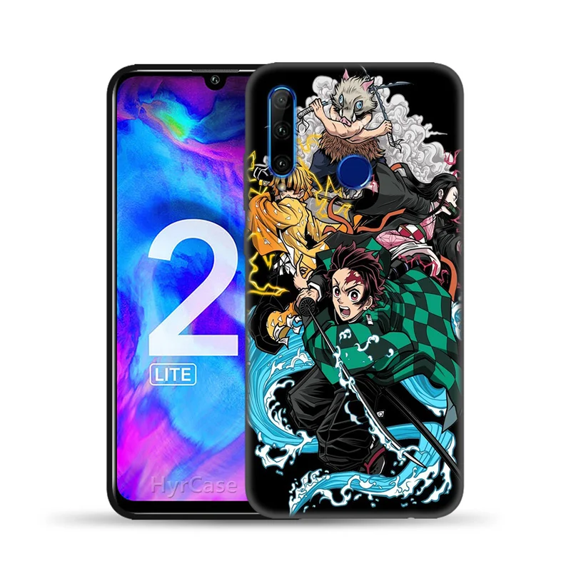 huawei silicone case Demon Slayer Japan Anime Phone Case For Huawei Honor 30 20i 10i 30i 9X 8X 8C 10X Honor20 Mate 20 10 Lite Pro Soft Silicone Cover cute phone cases huawei