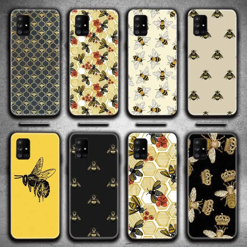 

Italy luxury brand bee Phone Case For Samsung Galaxy A21S A01 A11 A31 A81 A10 A20E A30 A40 A50 A70 A80 A71 A51