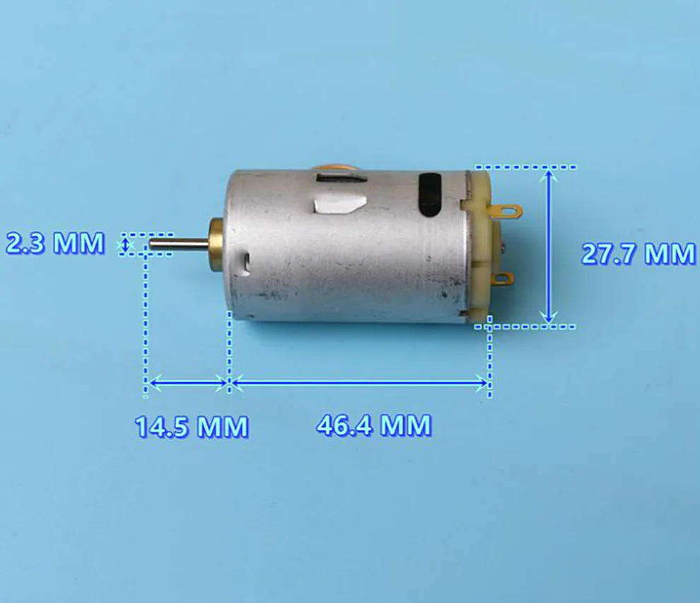 

Johnson 395 Motor DC 18V-24V Low Power Consumption Large High Torque Mute 14.5mm Motor Shaft Length Electric Machinery Tool