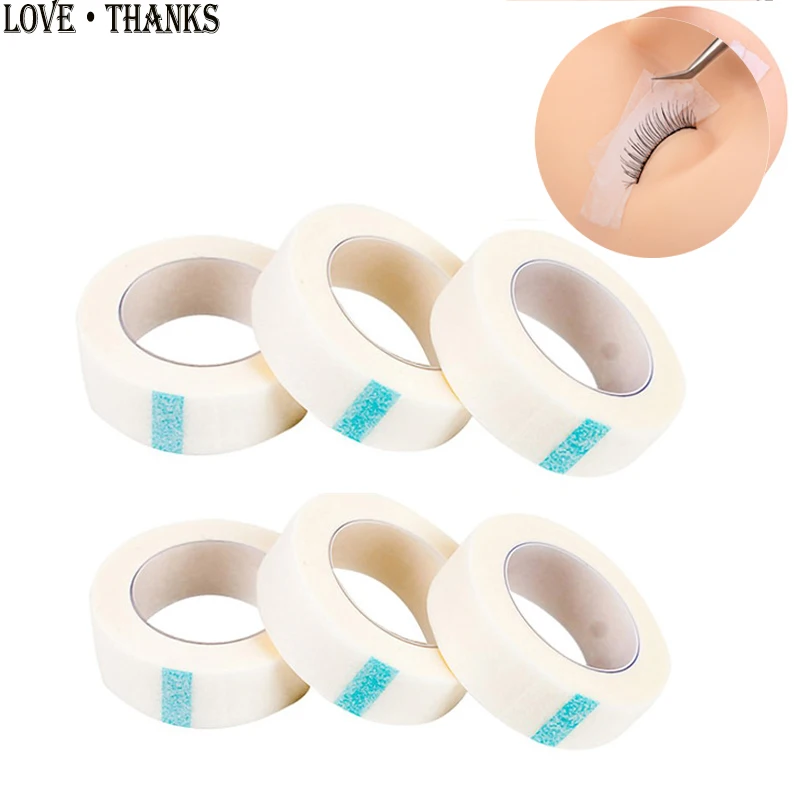 2/4 шт./партия волокно для наращивания ресниц без подушек век белая лента