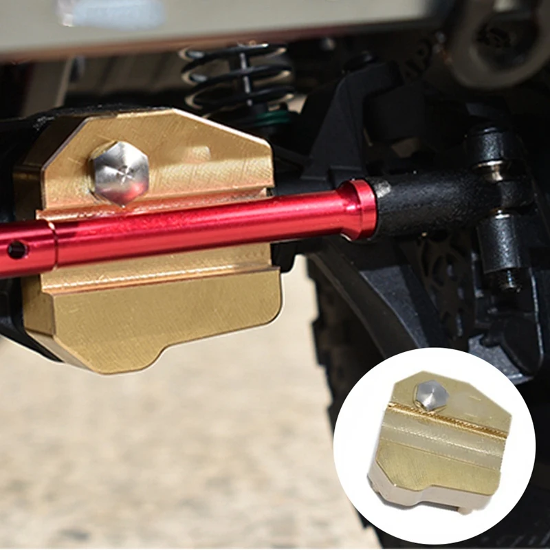 

Brass Copper Front Rear Universal Axle Cover Weight 68G for 1/10 RC Crawler Car AXIAL SCX10 III AXI03007 Upgrade Parts