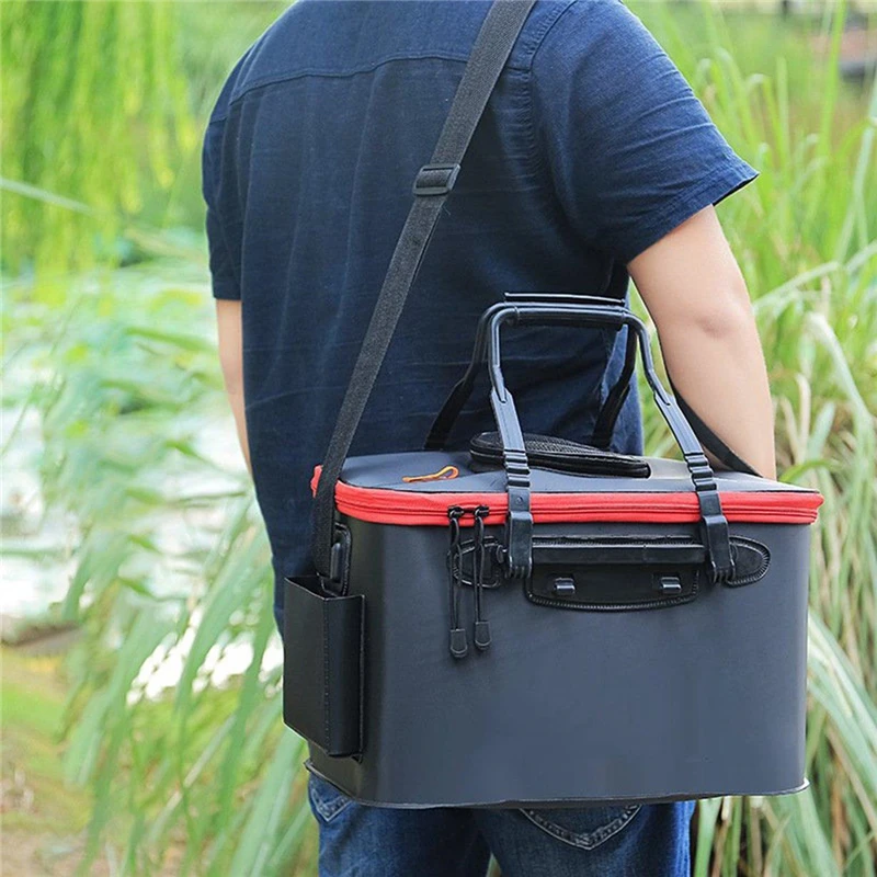 Сумка для рыбалки 23 л Портативное Многофункциональное складное ведро ящик живой