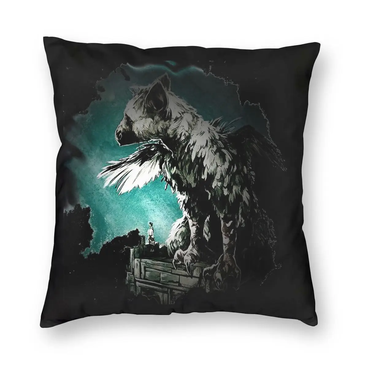 

Trico - The Last Guardian 2 Подушка «Dakimakura» чехол для подушки, Наволочки, атласная наволочка для подушки, шелковая наволочка для подушки