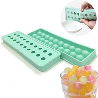 20 cavity mini silicone sphere ice cube tray mould cube round ball diy bar tools