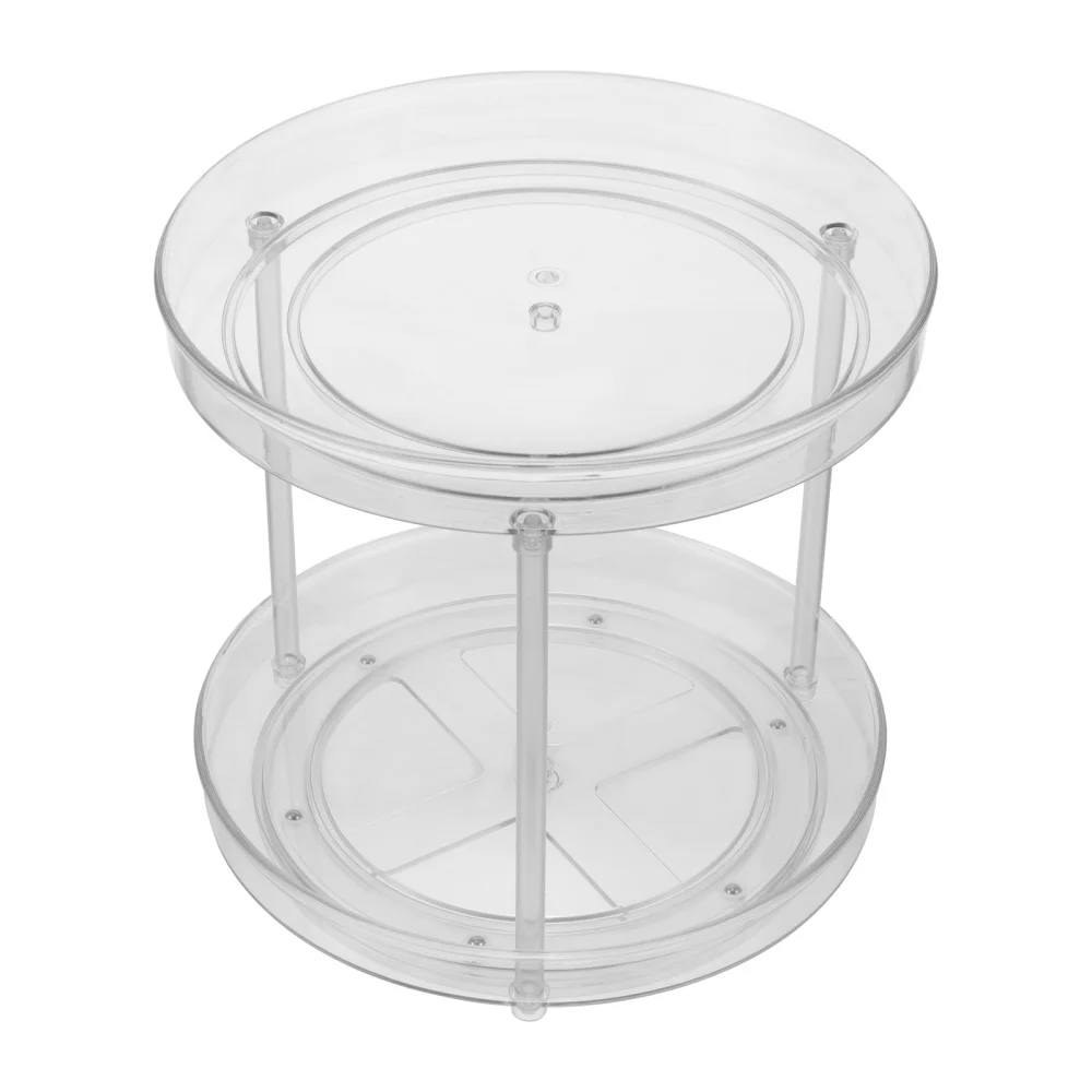 

1Pc Rotatable Storage Rack Multifunction Kitchen Sundries Rack (Single-layer)