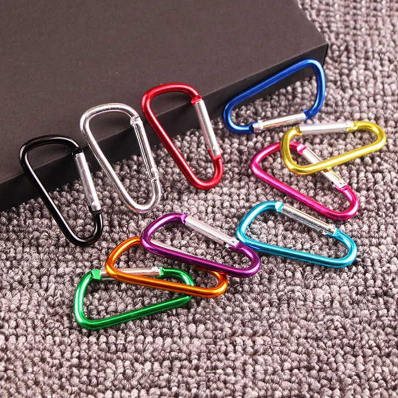 10 шт. карабин для скалолазания d-образные пряжки бутылок из алюминиевого сплава