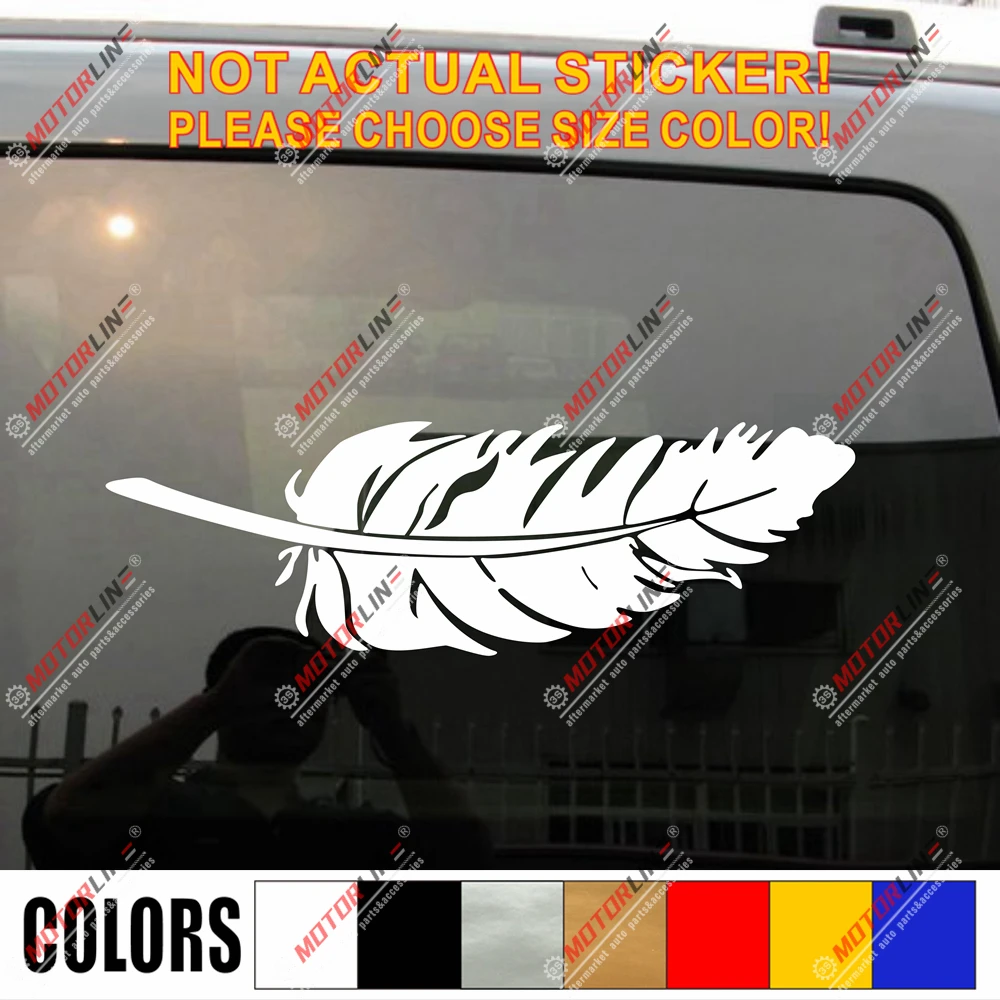 Перо наклейка автомобиль винил выбрать размер цвет без bkgrd | Автомобили и