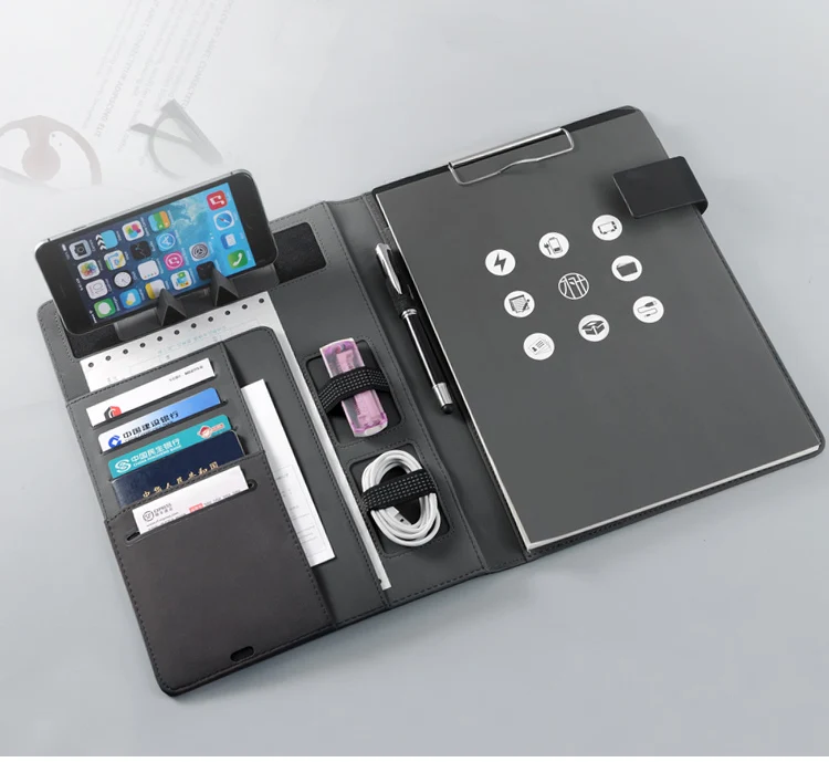 Трендовая папка для бизнес файлов A4 Конференции навесной Фолио двойников со