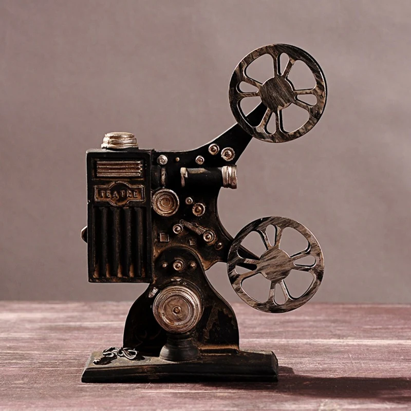 Креативная винтажная модель проектора Ретро Смола ремесла Бар Декор украшения