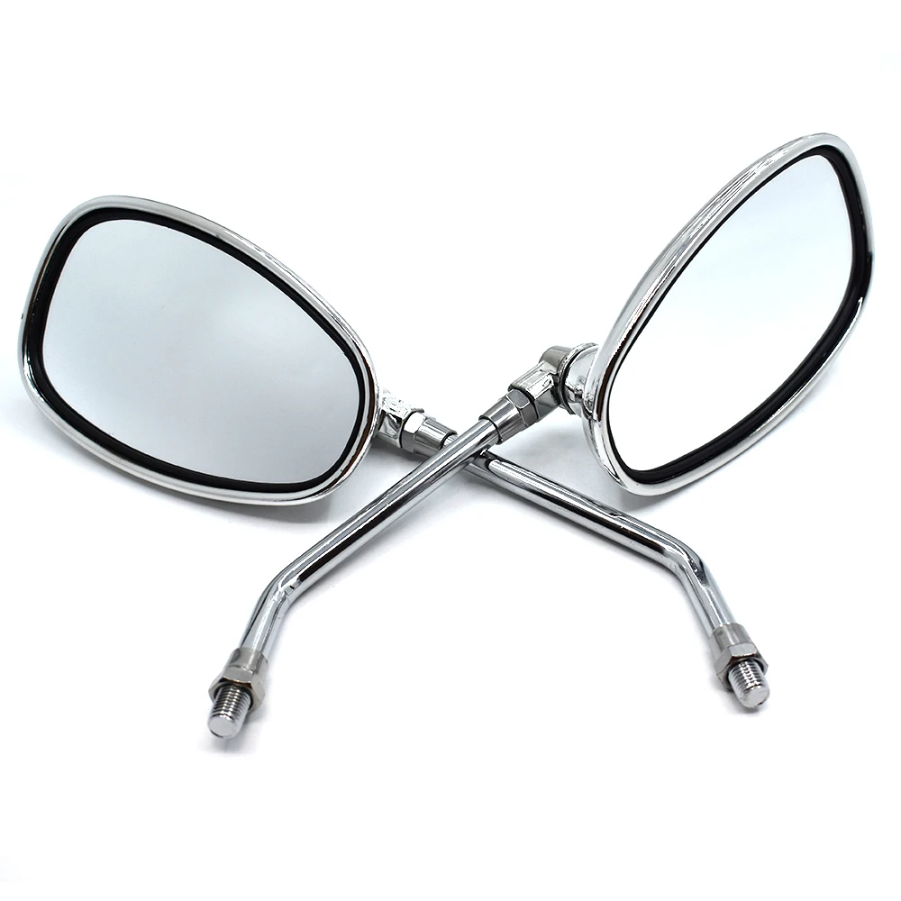 

Universal Motorcycle 10mm Oval Rear View Mirrors For Yamaha XS650 XS750 XT600ZE XTZ660 XV1000 XV535 XV750 XJR1300 FJR1300 XTZ120