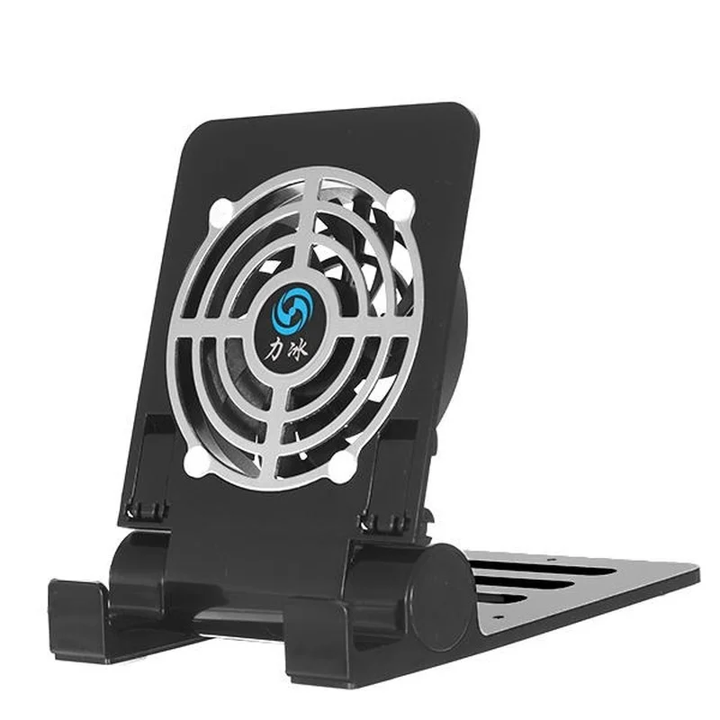 usb desk phone fan quiet cooling pad radiator with foldable stand holder for iphone ipad tablets laptops free global shipping