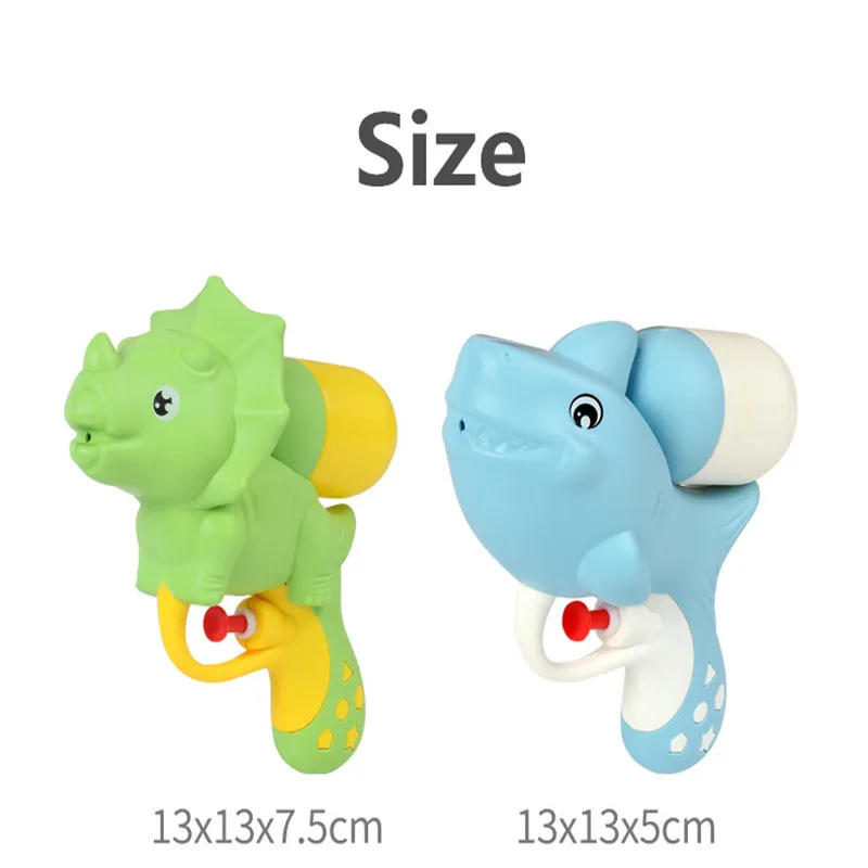 

New Water Gun Toys Classic Outdoor Toys Portable Shark Sea Horse Water Gun Children's Beach Toys Children's Summer Beach Games