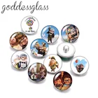 Disney вверх дорожный с домом Adventure 10 шт. Круглый Фото 18 мм кнопки для 18 мм Оснастки ожерелье, сделай сам, ювелирное изделие