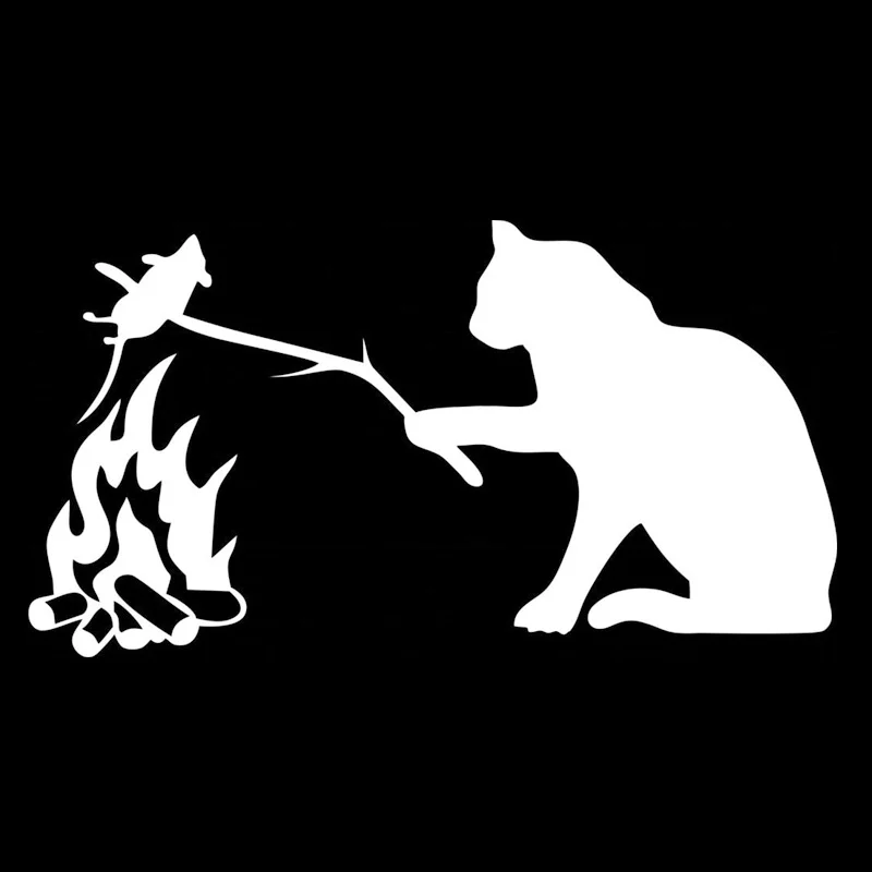 Наклейки на машины 3D виниловая обертка для автомобильных аксессуаров кошка авто