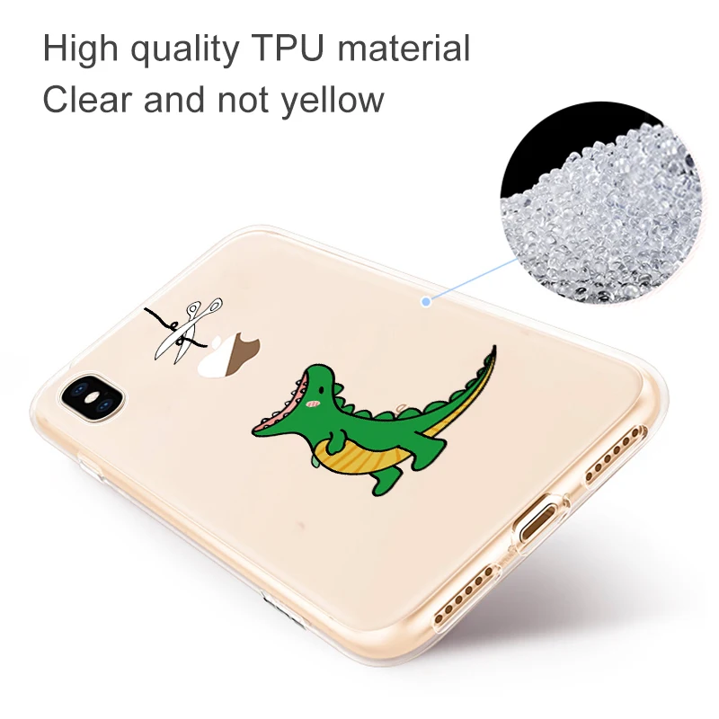 Классный образец мультяшного принта силиконовый термополиуретановый чехол для