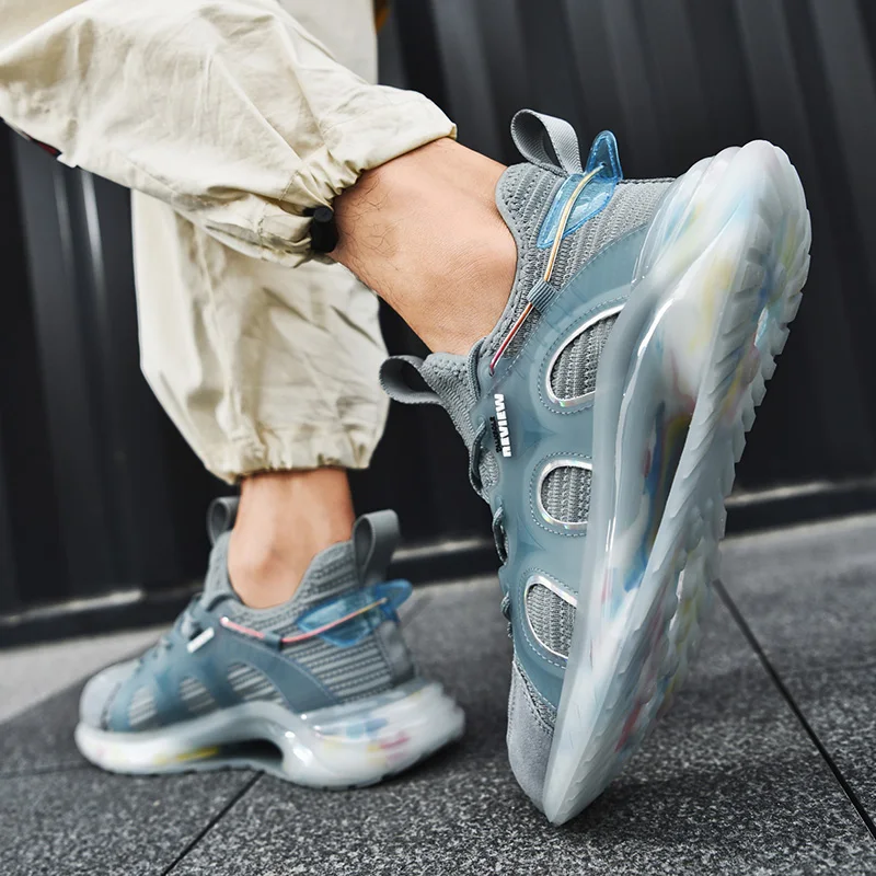 

Summer Mesh Men Shoes Lightweight Sneakers Men Fashion Casual Walking Shoes Breathable Slip on Mens Loafers Zapatillas Hombre