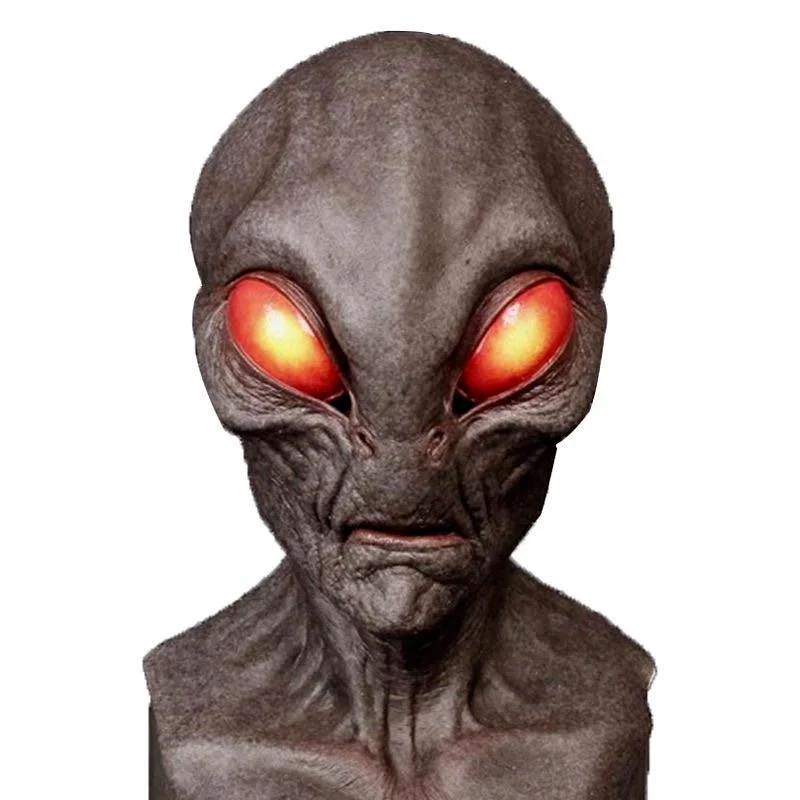 

Halloween Party Festival Performance Show Horror Scary Simulation Alien Headgear Role Playing Props Latex Mask Adult