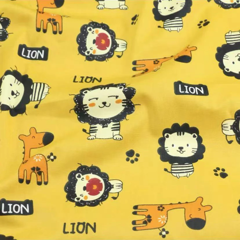 Саржевая хлопчатобумажная ткань с принтом для шитья квилтинга кавайная детское