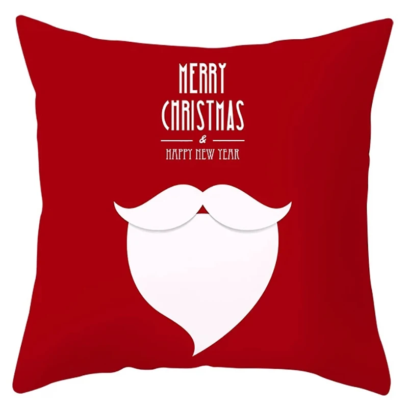 

45*45 Merry Christmas Cushion Cover Pillowcase Sofa Cushions Pillow Cases Home Decor