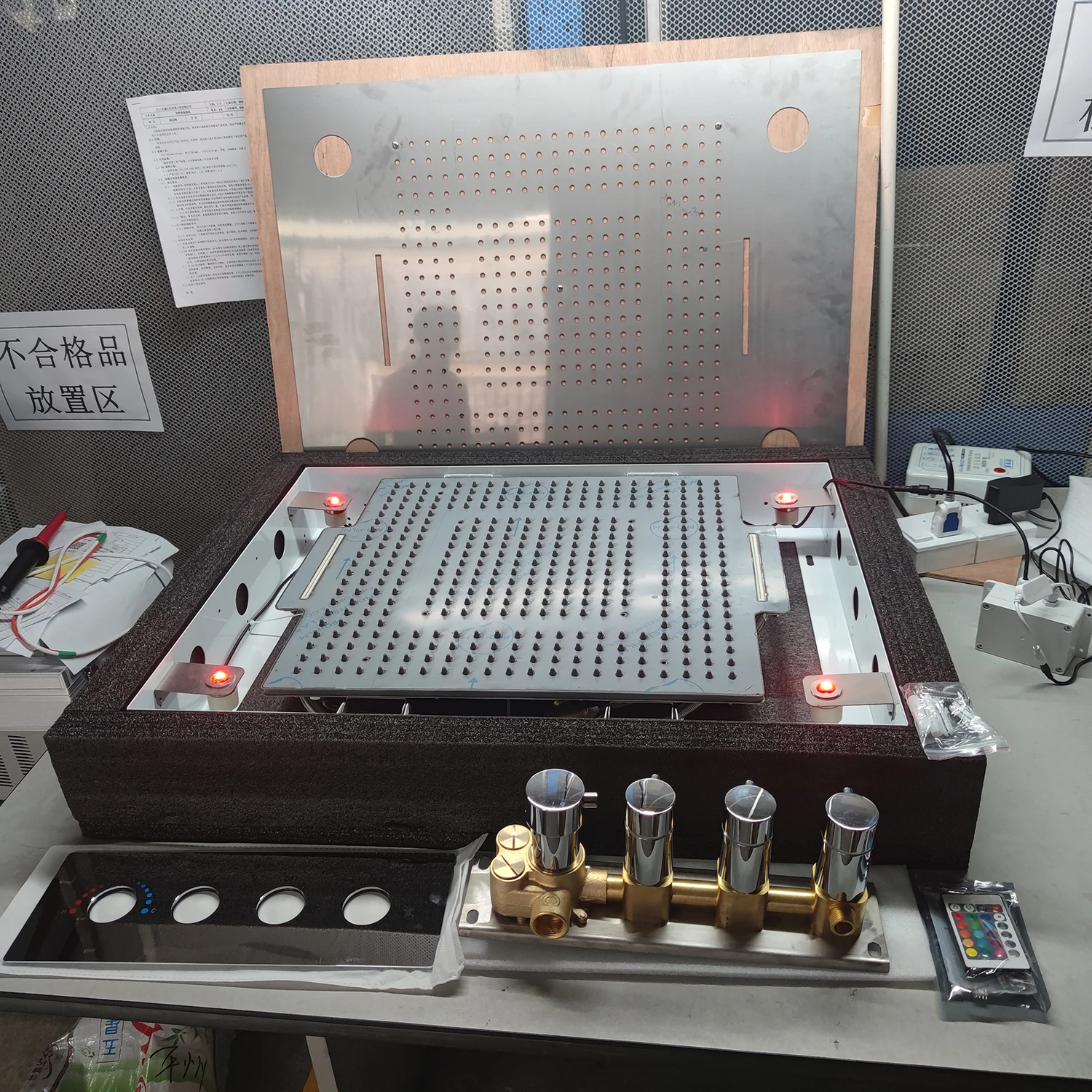 Аксессуары для ванной комнаты набор панелей душа в роскошном стиле водопад