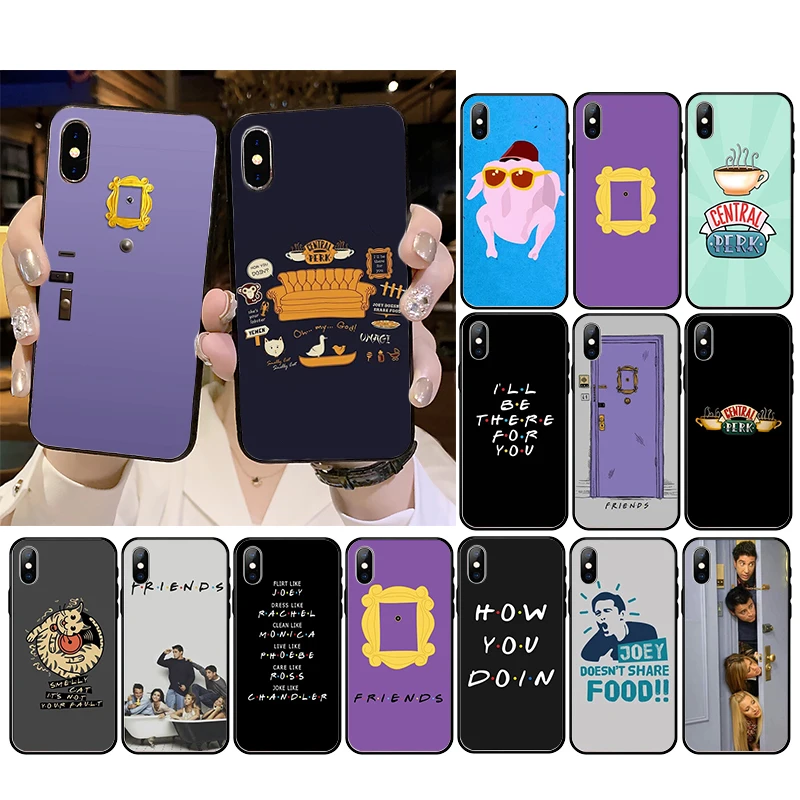 

Central Perk Coffee friends tv show how you doin Phone Case For iphone 14 13 Pro Max 12mini 12 11 Pro XS MAX XR SE2 8 7 plus X