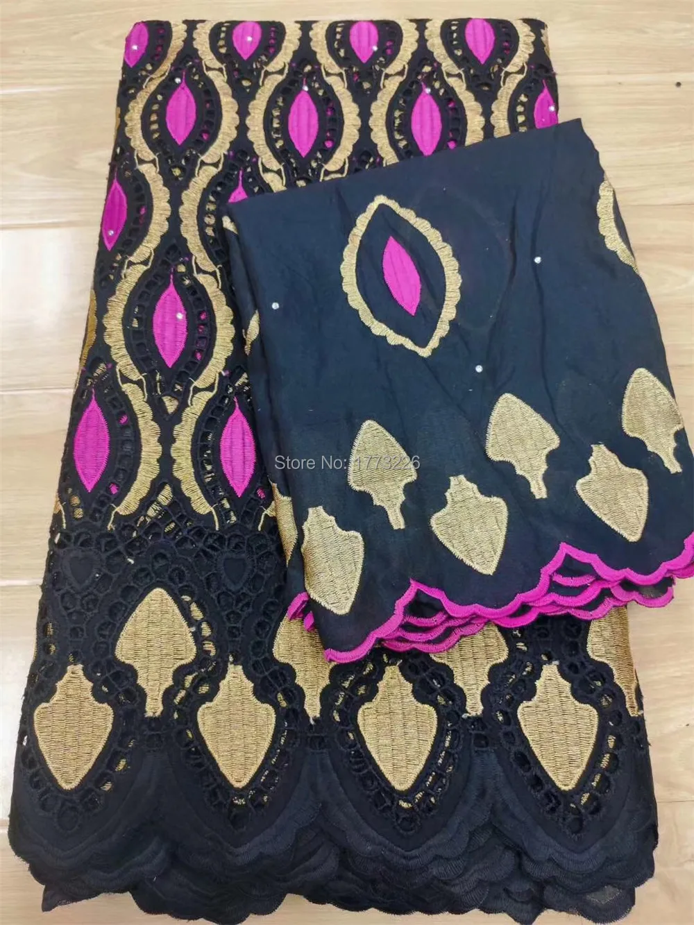 

Wholesale African Cotton Lace Fabric 2020 High Quality Embroidery Stones Nigerian Lace Wedding Swiss Voile Lace In Switzerland