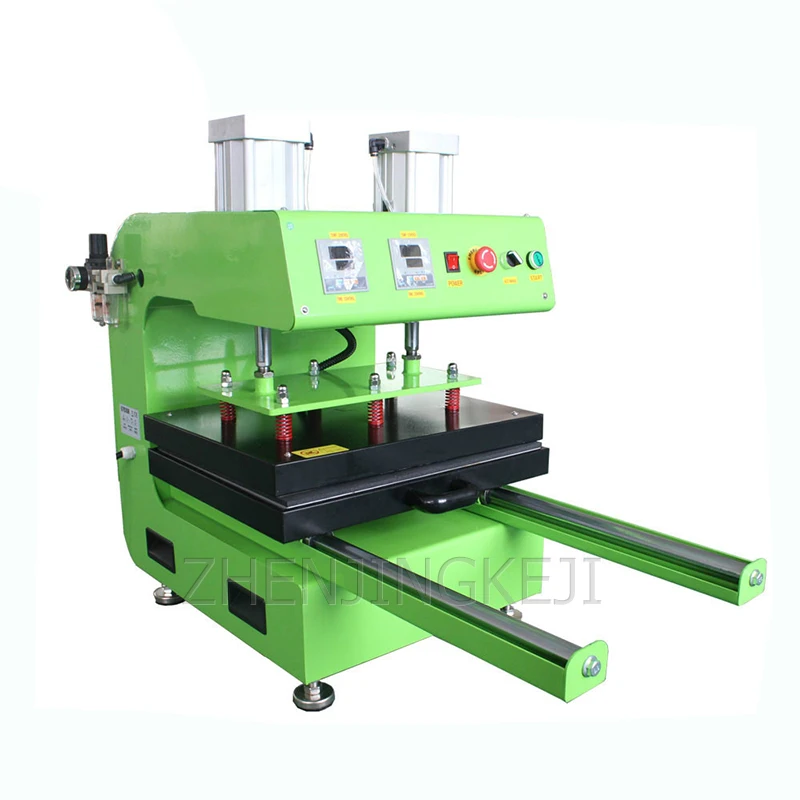

220v/110v Printing Machine Pull-Out Hot Press Adjustable Pressure Temperature Control Labeling Machine Pneumatic Heat Transfer